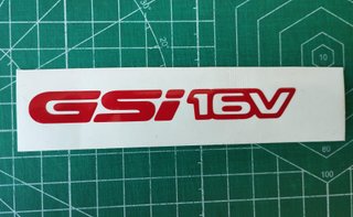 PEGATINA "GSI 16V"