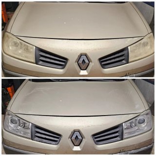 Pulido faros de coche