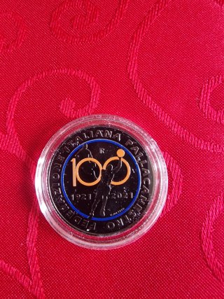 ITALIA 10€ 2021 (100° Anniv. F.I. Pallacanestro)