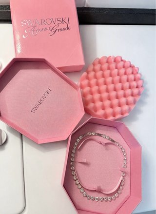Collar Swarovski Ariana Grande Plata