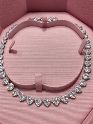 Collar Swarovski Ariana Grande Plata