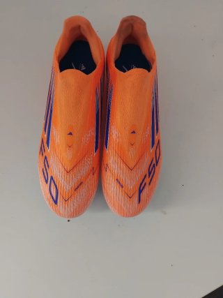 Botas Fútbol Adidas F50 Infantil Naranja talla 39