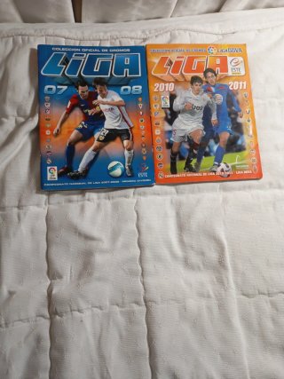 Álbumes Liga 07/08 y 10/11 + Cromos