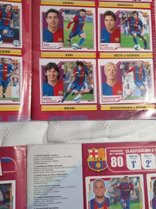 Álbumes Liga 07/08 y 10/11 + Cromos
