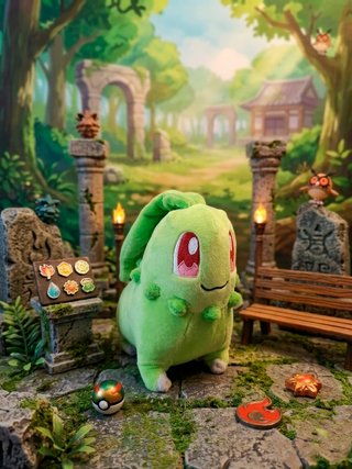 Peluche de Chikorita (Pokemon)