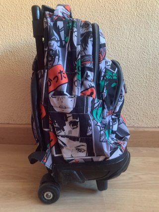 Mochila Totto anime con carrito (con desperfectos)