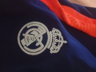Conjunto Real Madrid Adidas Naranja y Celeste