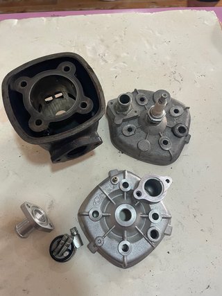 Cilindro y culata Piaggio Liberty 50 agua