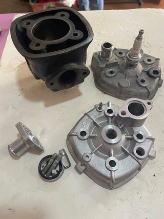 Cilindro y culata Piaggio Liberty 50 agua