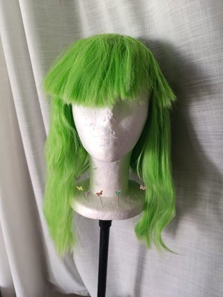 Peluca Cosplay Verde