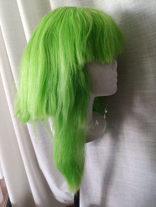Peluca Cosplay Verde