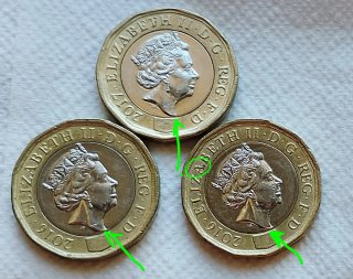 Monedas Conmemorativas Inglaterra 2016 y 2017