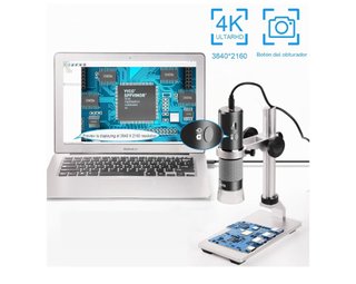 Microscopio 4K Mostanne 50X-1000X Soporte Metálico