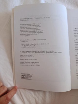 Química bioorgánica y productos naturales