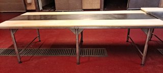 Mesa de acero inoxidable para despiece