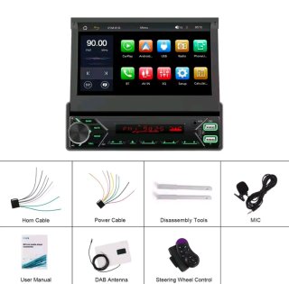 Pantalla de coche 2 DIN con Carplay