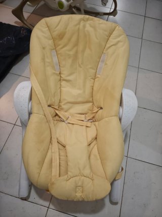 Hamaca para bebé color crema