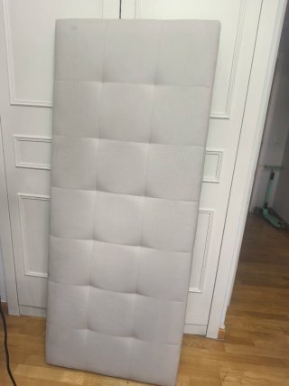 Cabecero de cama 150 cm beige