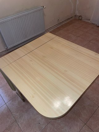 Mesa libro madera plegable