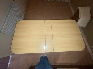 Mesa libro madera plegable