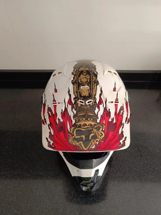 Casco Motocross Fox Renthal