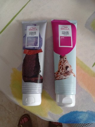 Mascarillas Wella Color Fresh (2 uds)