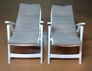 2 Sillones Reclinables Hartman Plegables