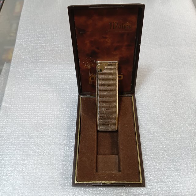 Encendedor Malibu Baño Oro Alta Gama