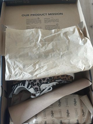 Buffalo Sneakers Plataforma Leopardo Cebra