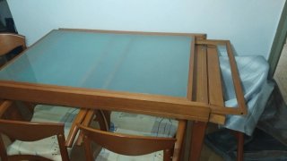 Mueble con espejo Mueble comedor con mesa 5 si.