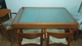 Mueble con espejo Mueble comedor con mesa 5 si.