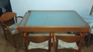 Mueble con espejo Mueble comedor con mesa 5 si.