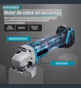 Amoladora Angular Inalámbrica (2 Baterías)