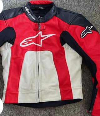 Chaqueta Moto Alpinestars Roja y Negra