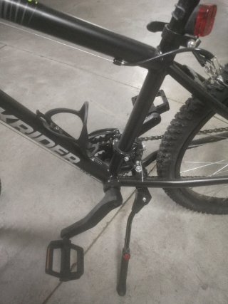 Bicicleta Rockrider ST500 Negra y Amarilla 24"