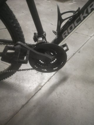 Bicicleta Rockrider ST500 Negra y Amarilla 24"