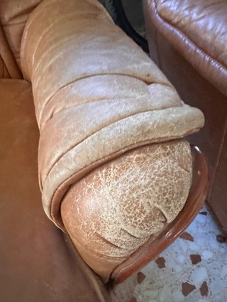 Conjunto de sofás de piel