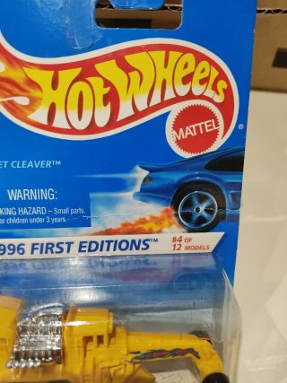 Hot Wheels Street Cleaver 1996 First Editions