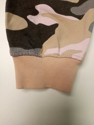 Sudadera fina corta camuflaje