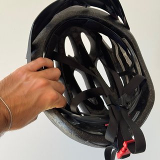 Casco de Bicicleta KED Rojo y Negro