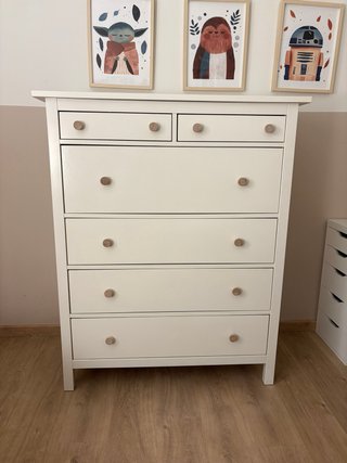 Cómoda IKEA Hemnes 6 cajones blanca