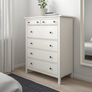 Cómoda IKEA Hemnes 6 cajones blanca