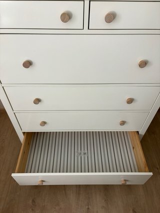 Cómoda IKEA Hemnes 6 cajones blanca