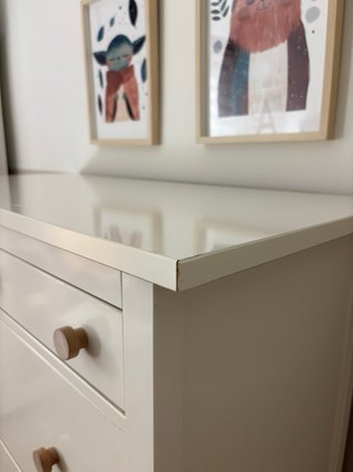 Cómoda IKEA Hemnes 6 cajones blanca