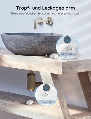 Detector Fugas Agua GoveeLife Wi-Fi
