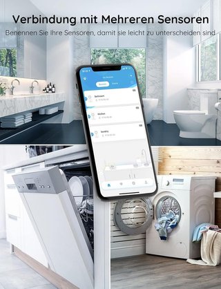 Detector Fugas Agua GoveeLife Wi-Fi