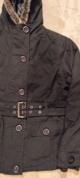 Cazadora negra invierno mujer
