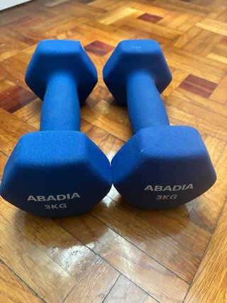 Par de Mancuernas 3kg Azul