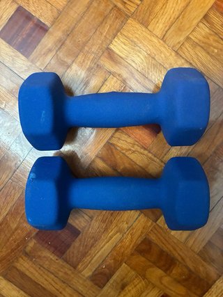 Par de Mancuernas 3kg Azul