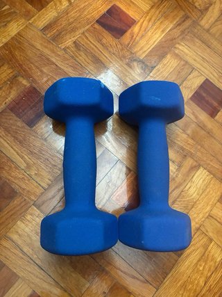 Par de Mancuernas 3kg Azul